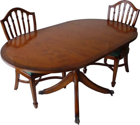 150cm_reproduction_bow_end_dining_table