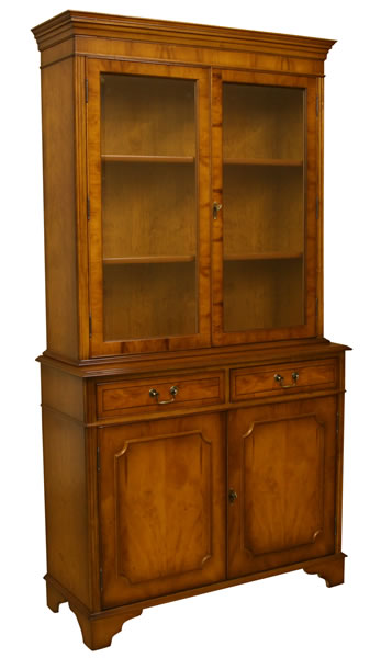 2 Door Georgian Library Bookcase