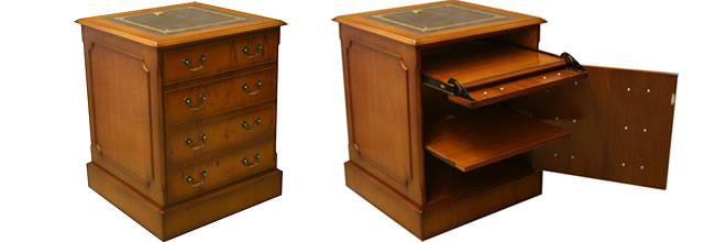 Reproduction_computer_stacker_desk_with_door