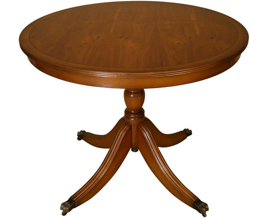 reproduction_circular_breakfast_table_yew_mahogany