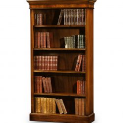 AMC106 TALL OPEN BOOKCASE: Mahogany. W102cm/40in D36cm/14in H190cm/75in