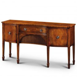 AMC110 SHERATON SIDEBOARD: Mahogany with Yew crossbanding. W165cm/66in D51cm/20in H93cm/36in