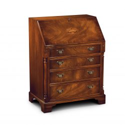 AMC115 COLUMN BUREAU: Mahogany. W76cm/30in D43cm/17in H102cm/40in