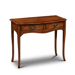 AMC123 BOW CONSOLE: Mahogany. W91cm/36in D43cm/17in H76cm/30in