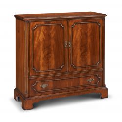 AMC192 TELEVISION CABINET: Mahogany. W100cm/39in D41cm/16in H96cm/38in