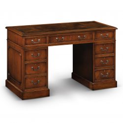 AMC202 4ft DESK: Mahogany. Includes 1 file drawer. W122cm/48in D61cm/24in H76cm/30in