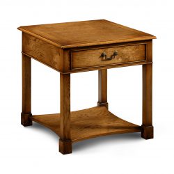 AMC290 TALL END TABLE: Burr Oak. W61cm/24in D61cm/24in H61cm/24in