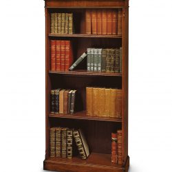 AMC319 OPEN BOOKCASE: Mahogany. W76cm/30in D32cm/13in H152cm/60in