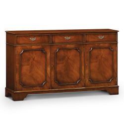 AMC94B BREAKFRONT SIDEBOARD: Mahogany. W147cm/58in D38cm/15in H86cm/34in