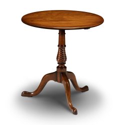 W174 BREAKFAST TABLE: Mahogany. W69cm/27in D69cm/27in H71cm/28in
