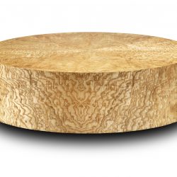 W249 CIRCULAR DRUM TABLE: Japanese Ash. W114cm/45in D114cm/45in H38cm/15in