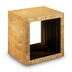 W320 OPEN CENTRE END TABLE: Japanese Ash. W58cm/23in D61cm/24in H61cm/24in